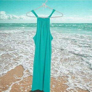 Veronica M Spearmint Green Dress/Cover-up with Adjustable Back Tie.